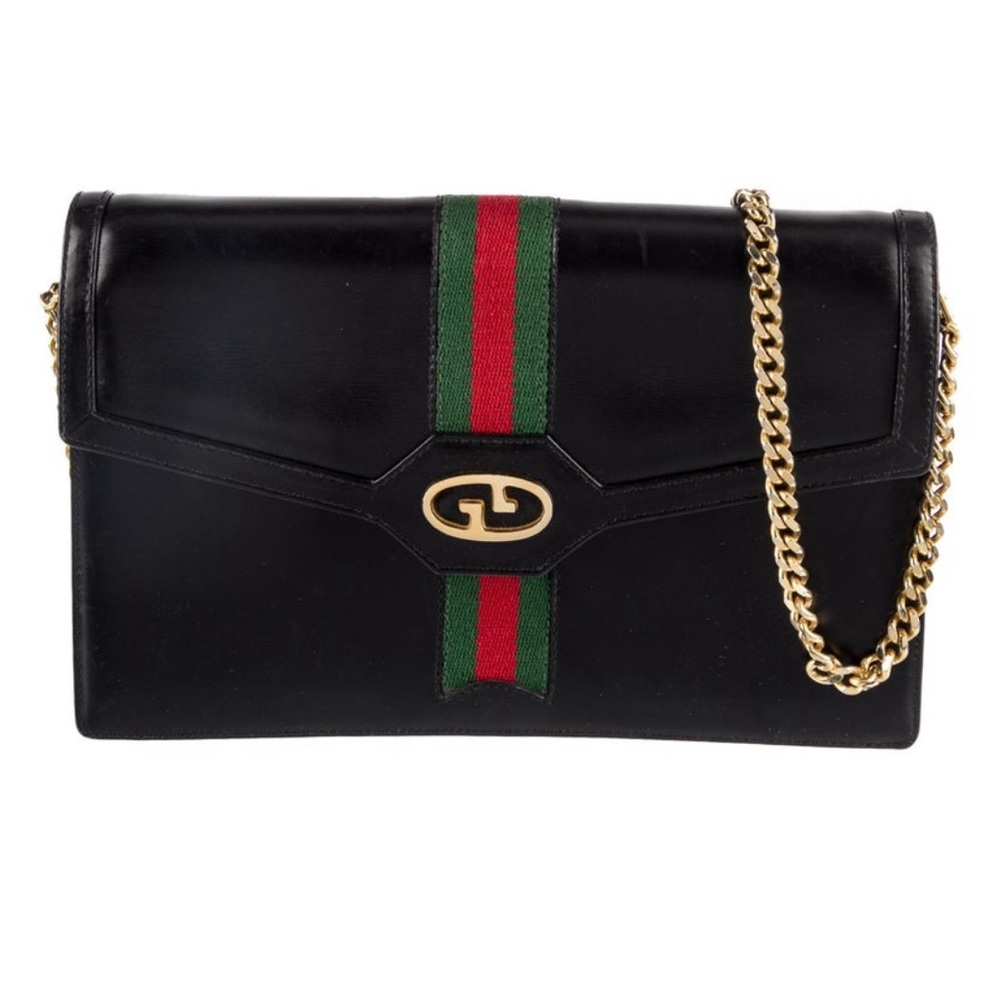 Beautiful Authentic Gucci Vintage Web Shoulder/Clutch Bag.